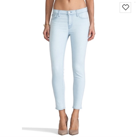 J Brand Denim - J Brand Cropped Light Wash Jeans